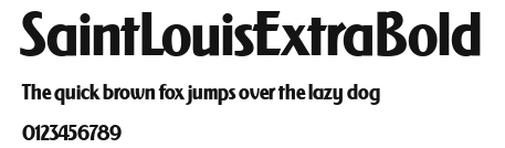 SaintLouisExtraBold Preview
