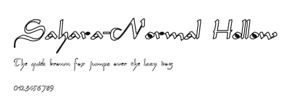 Sahara-Normal Hollow Preview