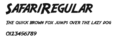 SafariRegular Preview