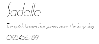Sadelle Preview