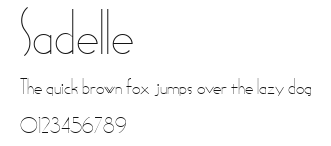 Sadelle Preview