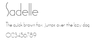 Sadelle Preview