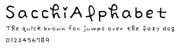 SacchiAlphabet Preview