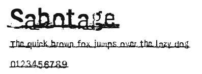 Sabotage Preview