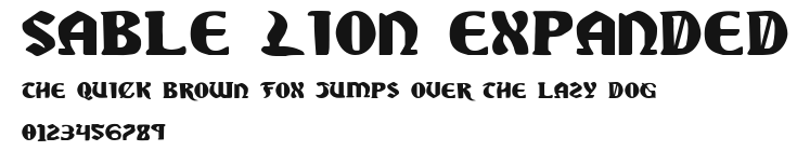 Sable Lion Expanded Preview