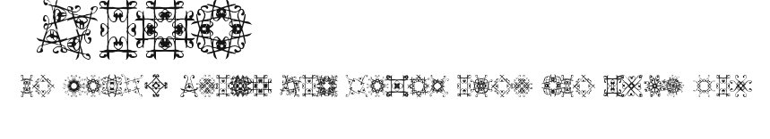SVGfont 1 Preview