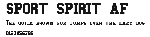SPORT SPIRIT AF Preview