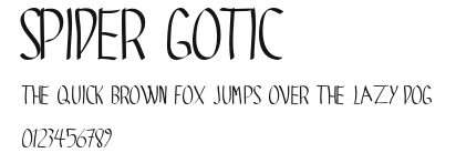 SPIDER GOTIC Preview