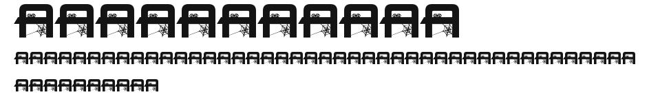 SPIDER font Preview