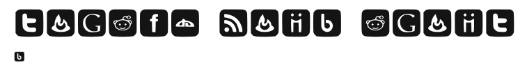 SOCIAL FONT ICONS Preview
