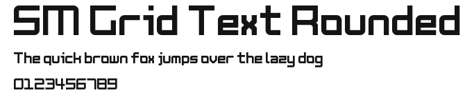 SM Grid Text Rounded Preview