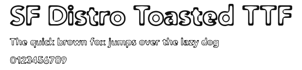 SF Distro Toasted TTF Preview