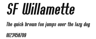 SF Willamette Preview