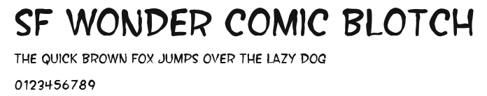 SF Wonder Comic Blotch Preview