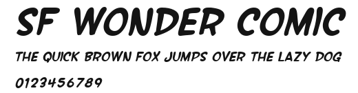 SF Wonder Comic Preview