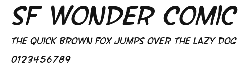 SF Wonder Comic Preview
