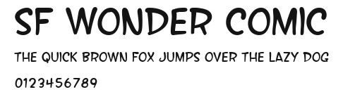 SF Wonder Comic Preview