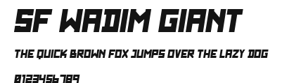 SF WADIM GIANT Preview