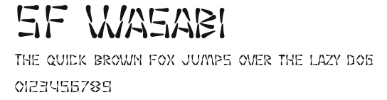 SF Wasabi Preview