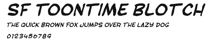 SF Toontime Blotch Preview
