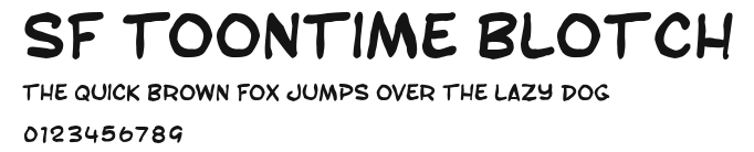 SF Toontime Blotch Preview