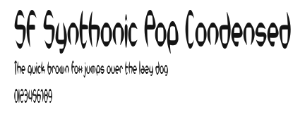 SF Synthonic Pop Condensed Preview