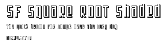 SF Square Root Shaded Preview