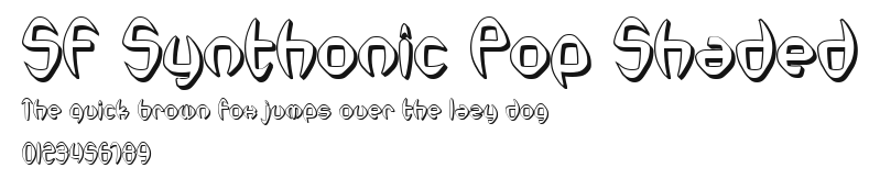 SF Synthonic Pop Shaded Preview