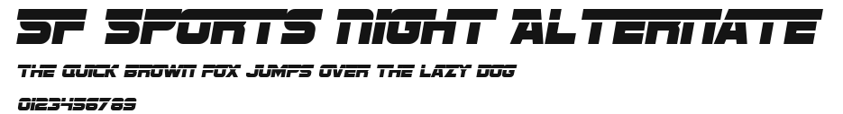 SF Sports Night Alternate Preview