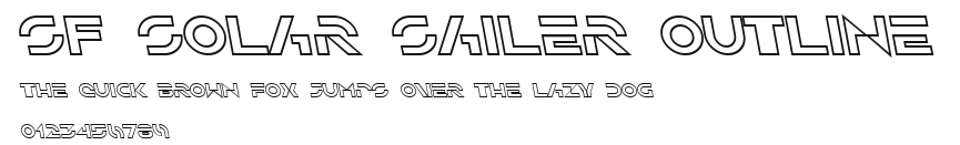 SF Solar Sailer Outline Preview