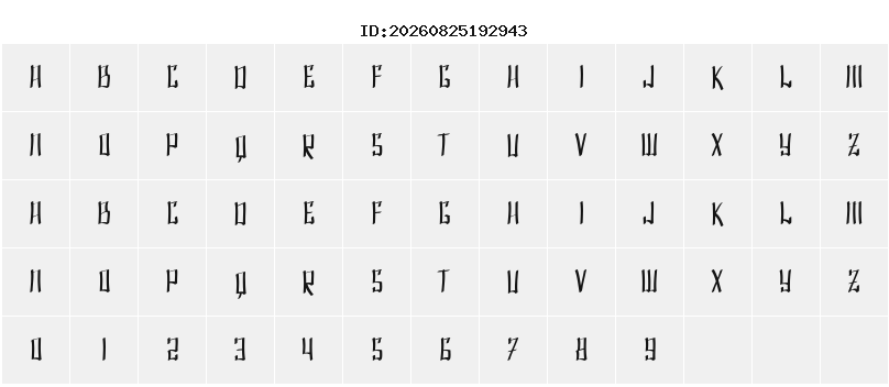 Character Map