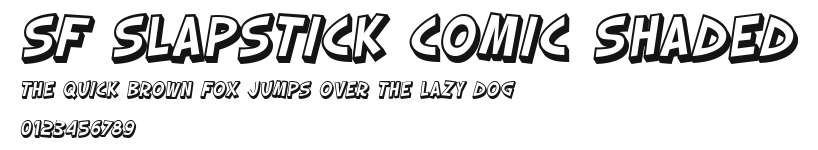 SF Slapstick Comic Shaded Preview