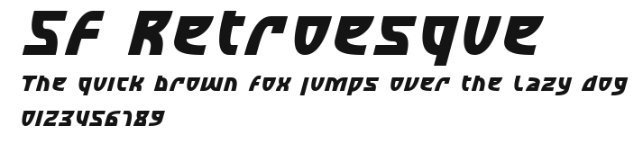 SF Retroesque Preview