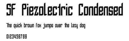 SF Piezolectric Condensed Preview