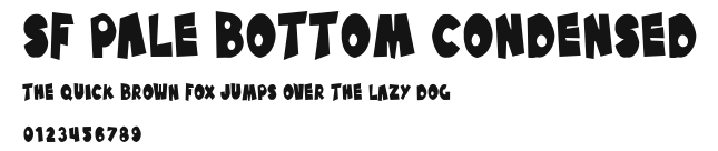 SF Pale Bottom Condensed Preview