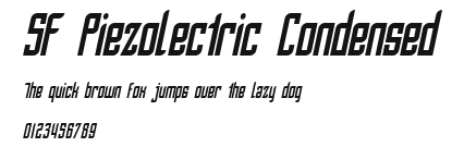 SF Piezolectric Condensed Preview
