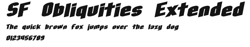 SF Obliquities Extended Preview