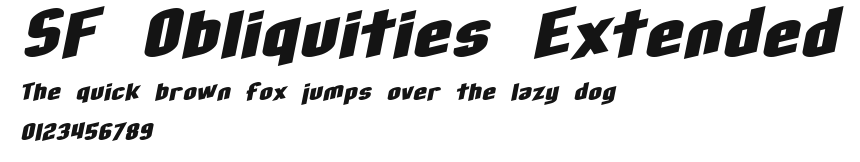 SF Obliquities Extended Preview