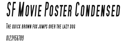 SF Movie Poster Condensed Preview