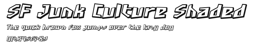SF Junk Culture Shaded Preview