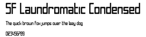 SF Laundromatic Condensed Preview