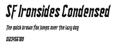 SF Ironsides Condensed Preview
