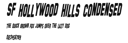SF Hollywood Hills Condensed Preview
