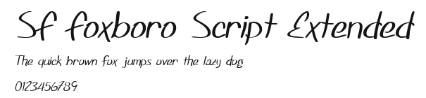 SF Foxboro Script Extended Preview