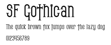 SF Gothican Preview