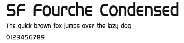 SF Fourche Condensed Preview