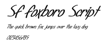 SF Foxboro Script Preview