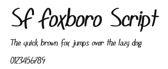 SF Foxboro Script Preview