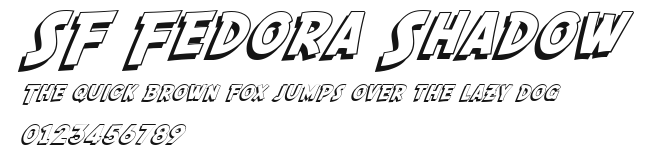 SF Fedora Shadow Preview