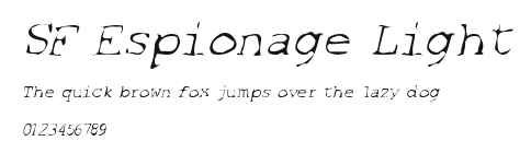 SF Espionage Light Preview